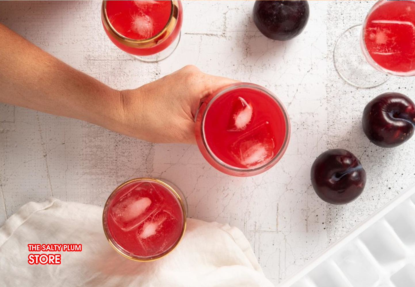 Added to water or simple drinks