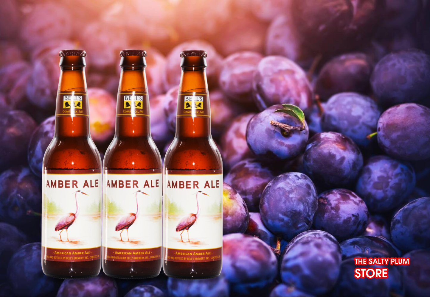 Amber Ale with Rich Plum Chunks