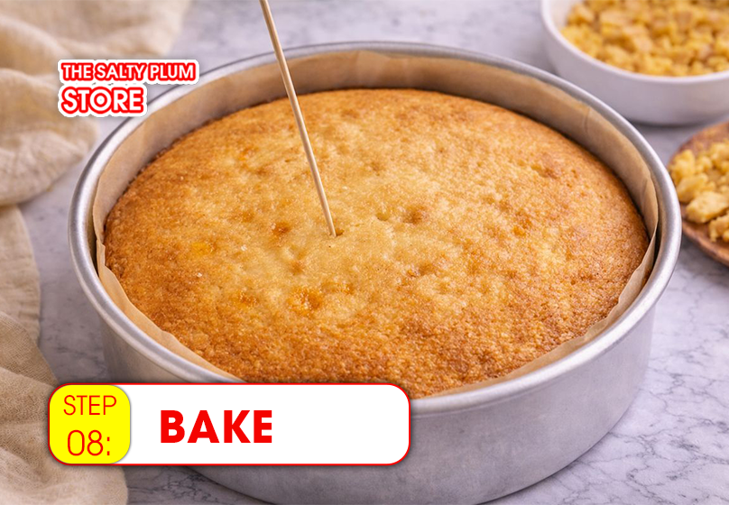 bake the dried pineapple cake