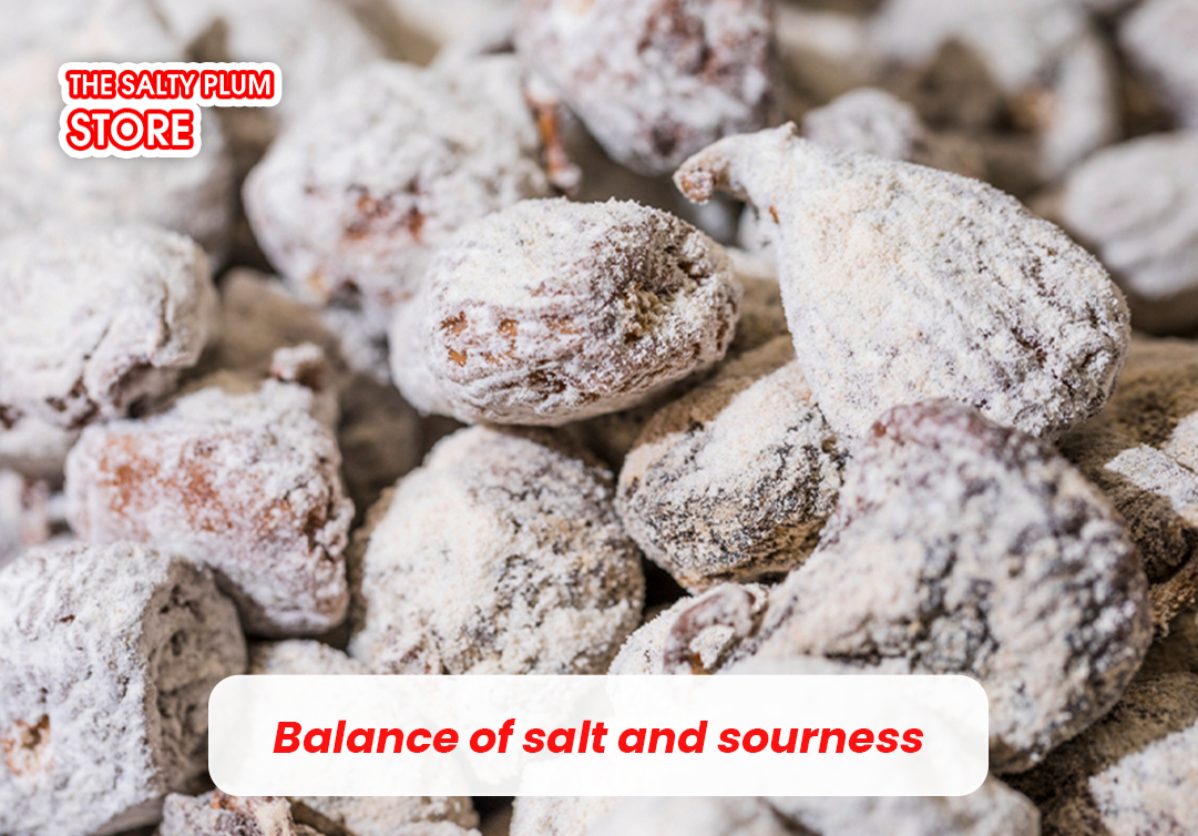 Balance of salt and sourness when buying salty plum in Cooktown