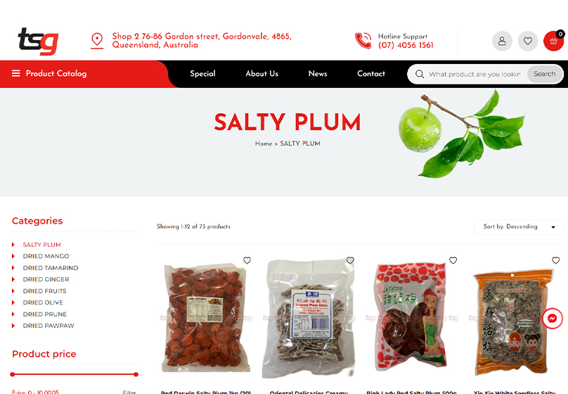Buy Salty Plum Online
