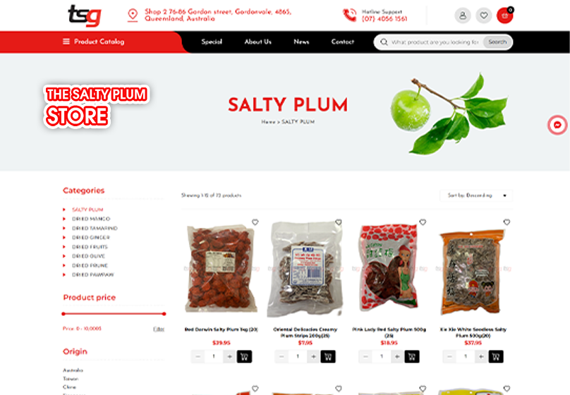 Buy Salty Plums Online from The Salty Plum Store