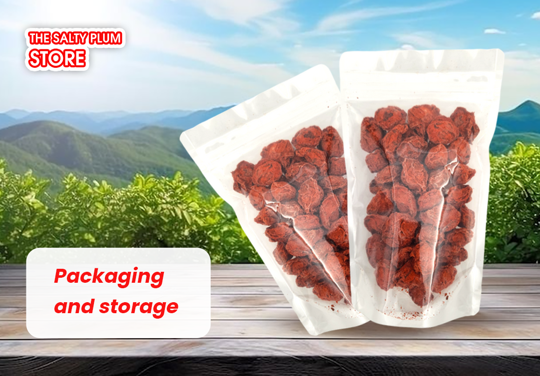 check the packaging and storage when buying salty plum in Cooktown