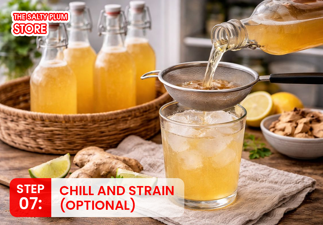 Step 7: Chill and strain (optional)