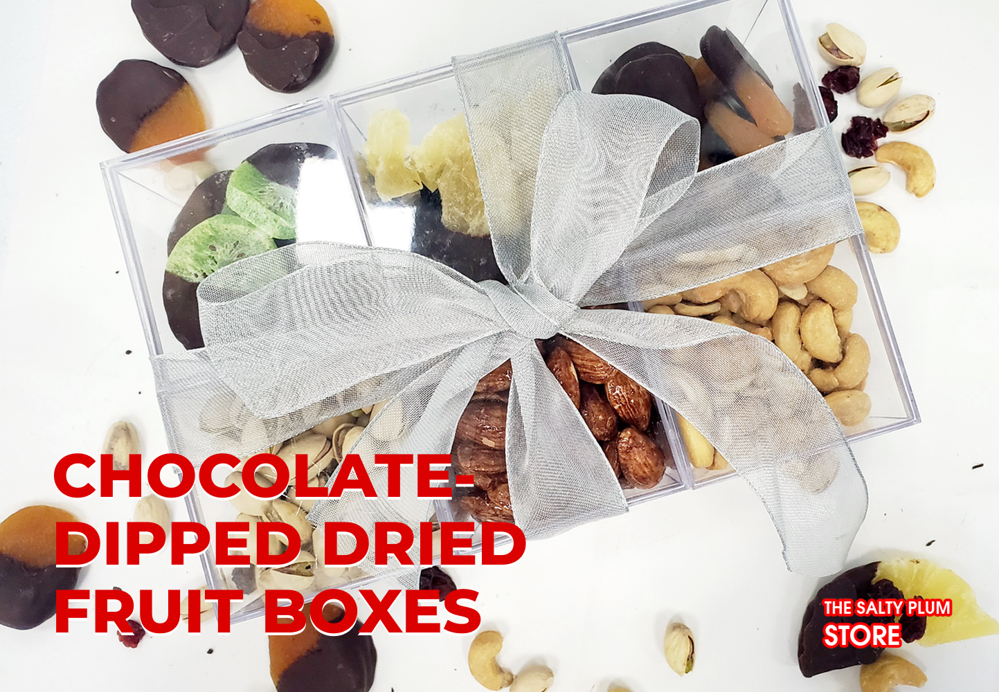 Chocolate-Dipped Dried Fruit Boxes