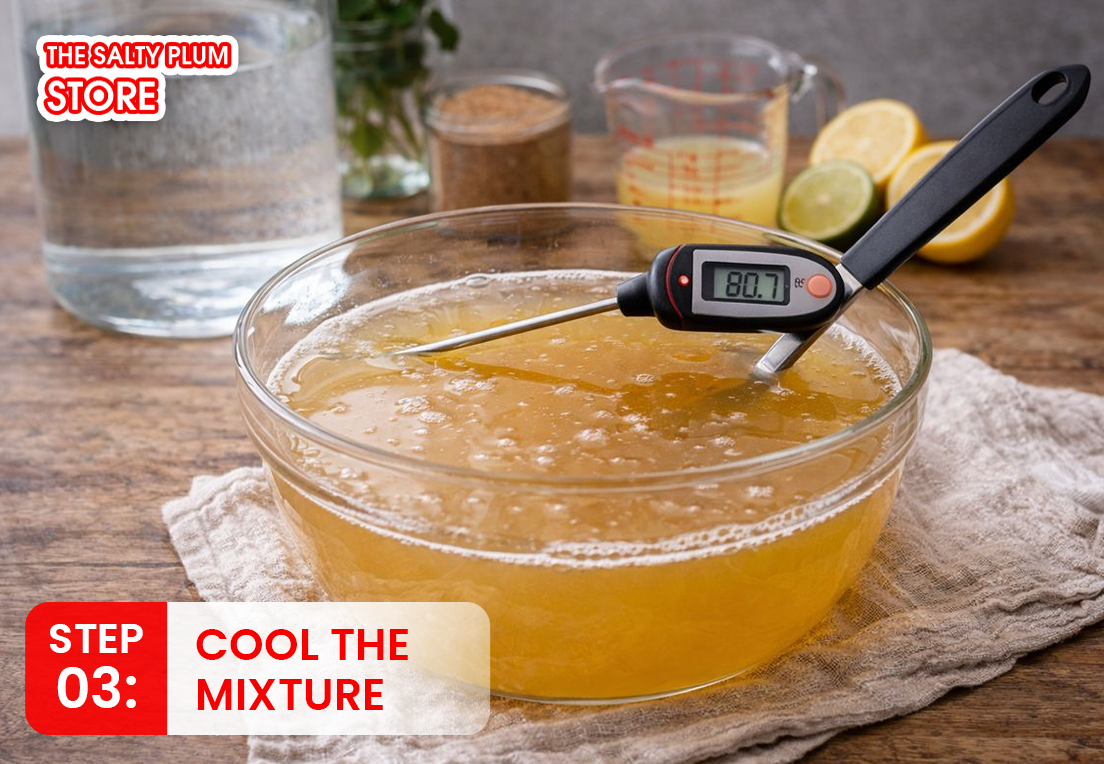Step 3: Cool the mixture