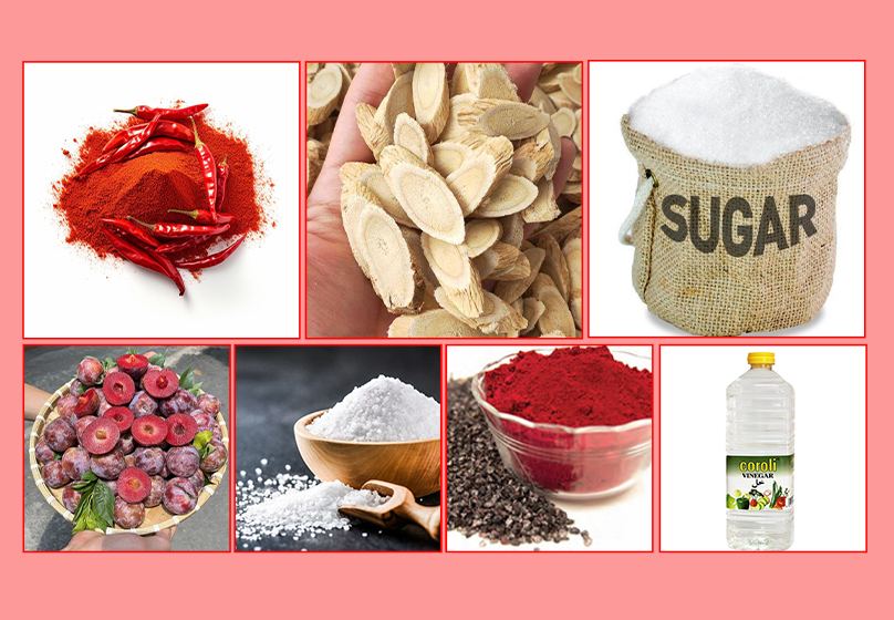 Core Salty Plums Ingredients