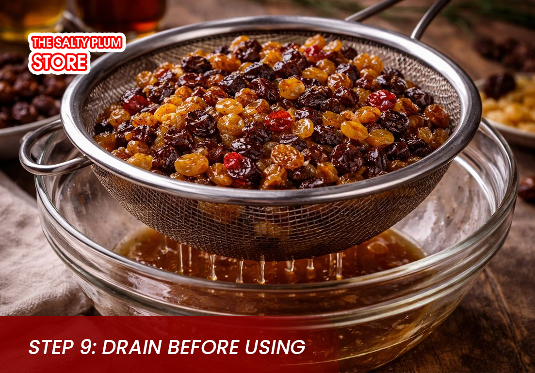 Step 9: Drain Before Using