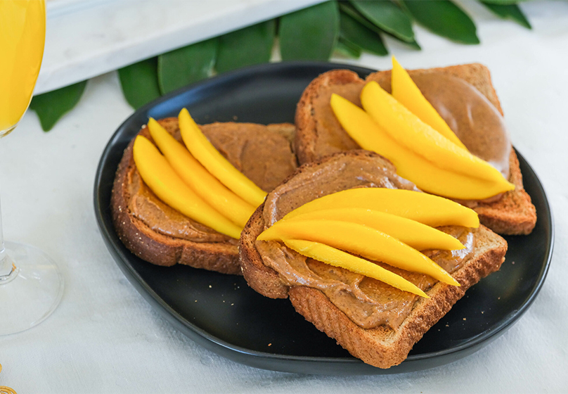 Dried Mango & Nut Butter Toast