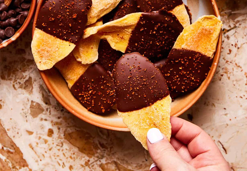 Dried Mango Chocolate Bark