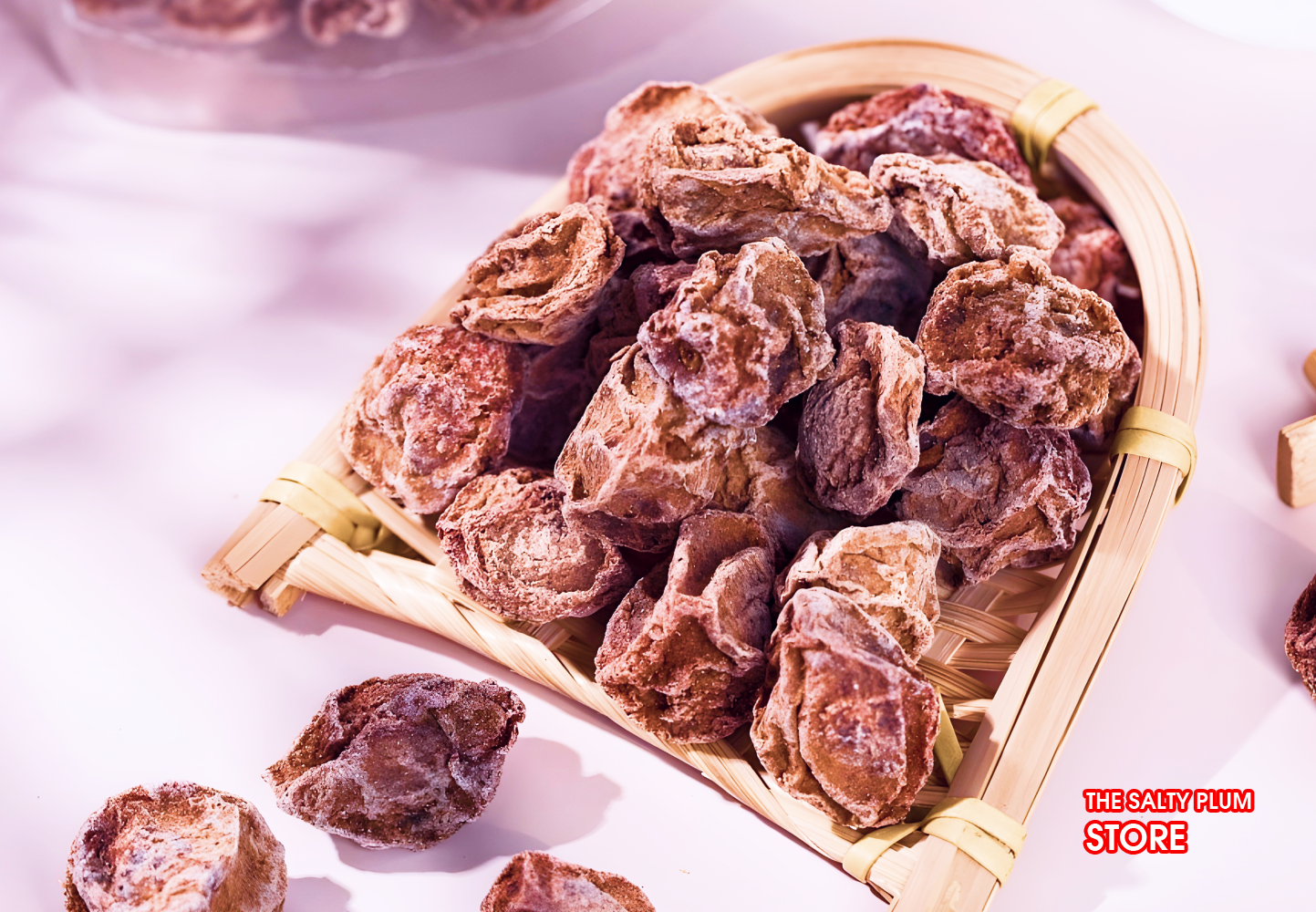 Enjoy pink lady salty plums as a Snack