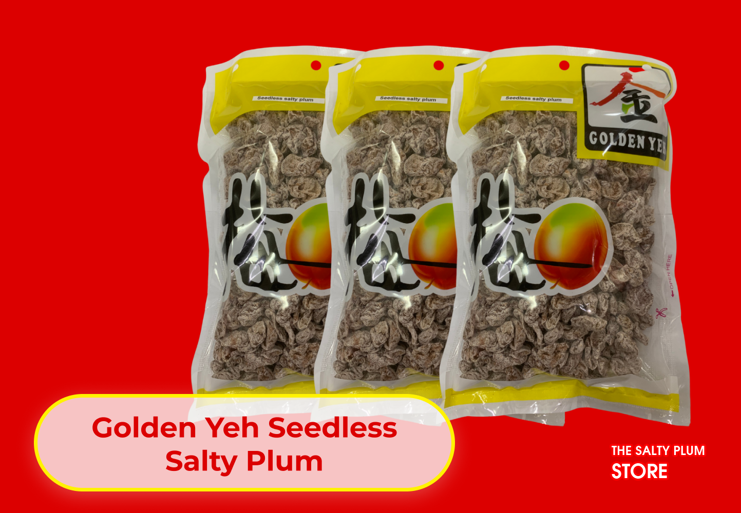 Golden Yeh Seedless Salty Plum
