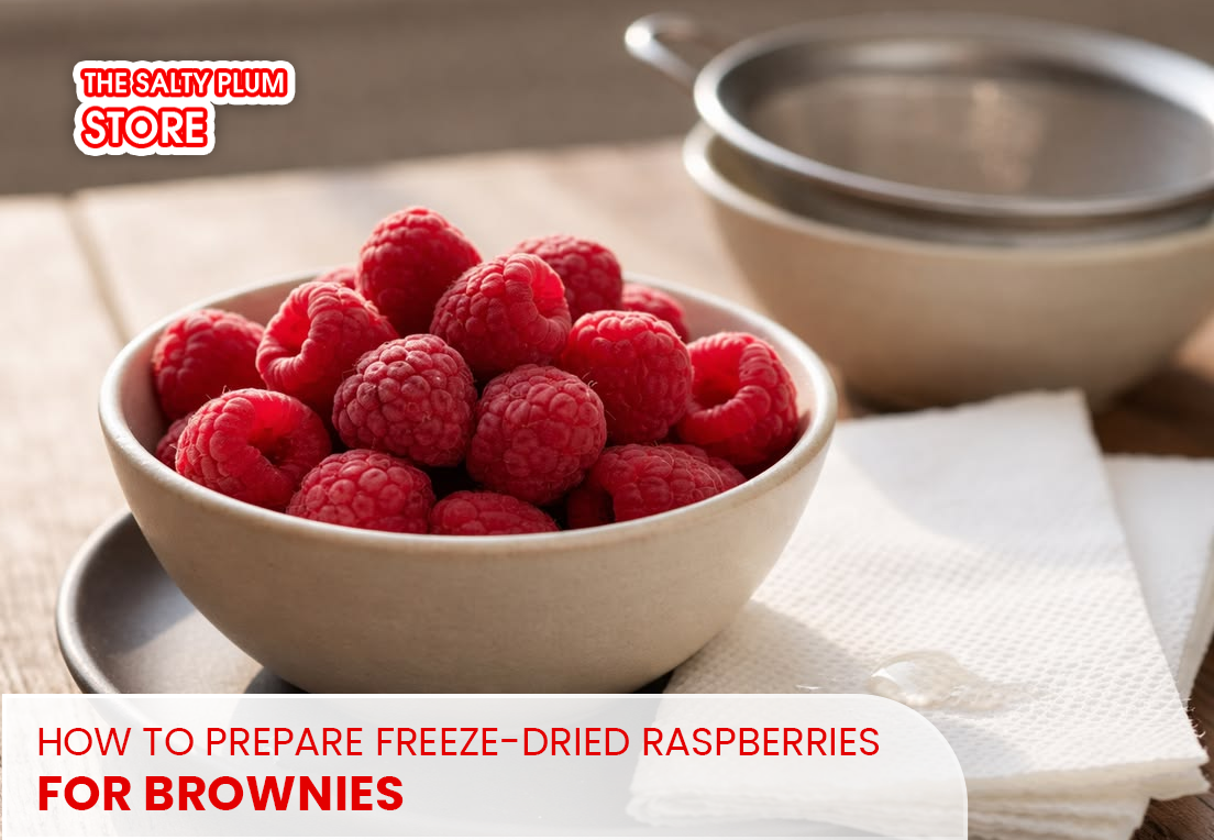 How to Prepare freeze Dried Raspberries for Brownies