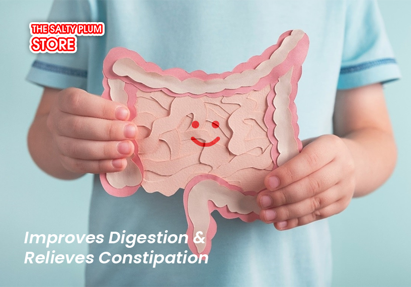 Improves Digestion & Relieves Constipation