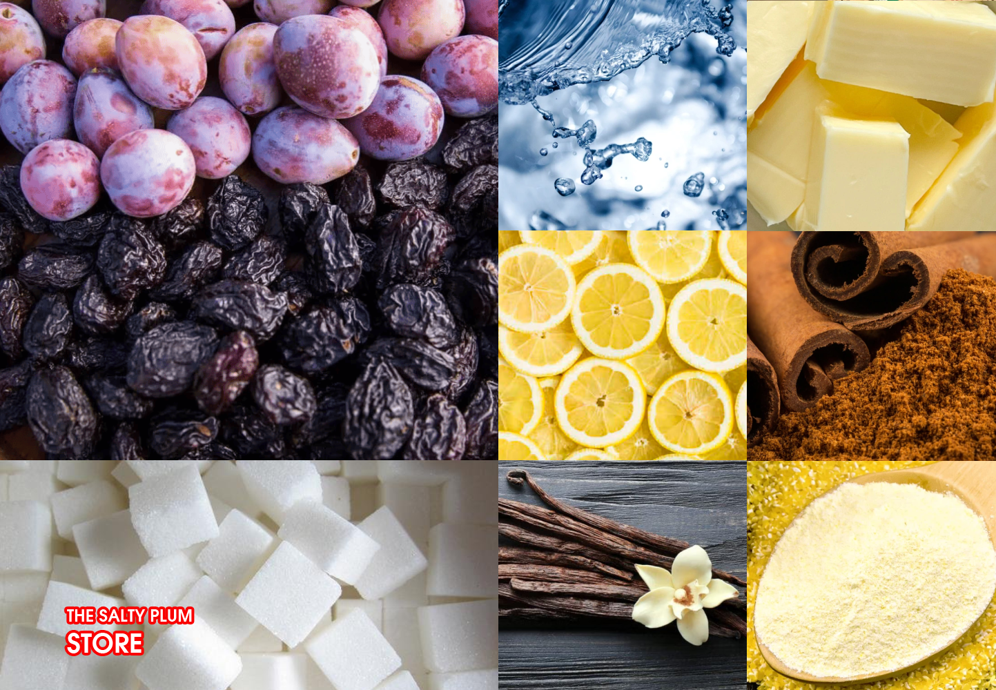 Ingredients for This Easy Dried Prune Pie Recipe