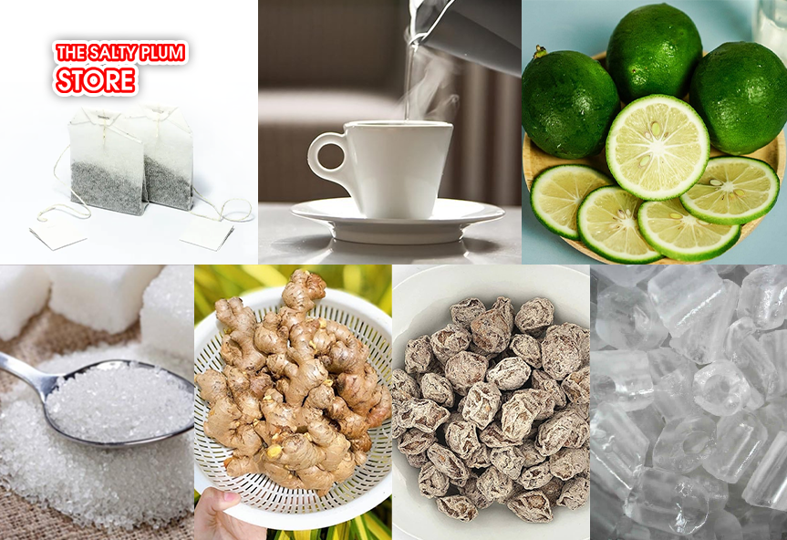 Ingredients You’ll Need for Salty Plums with Tea Recipes