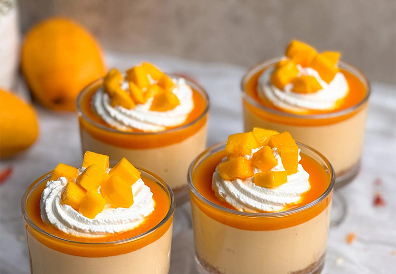 No-Bake Mango Cheesecake Cups