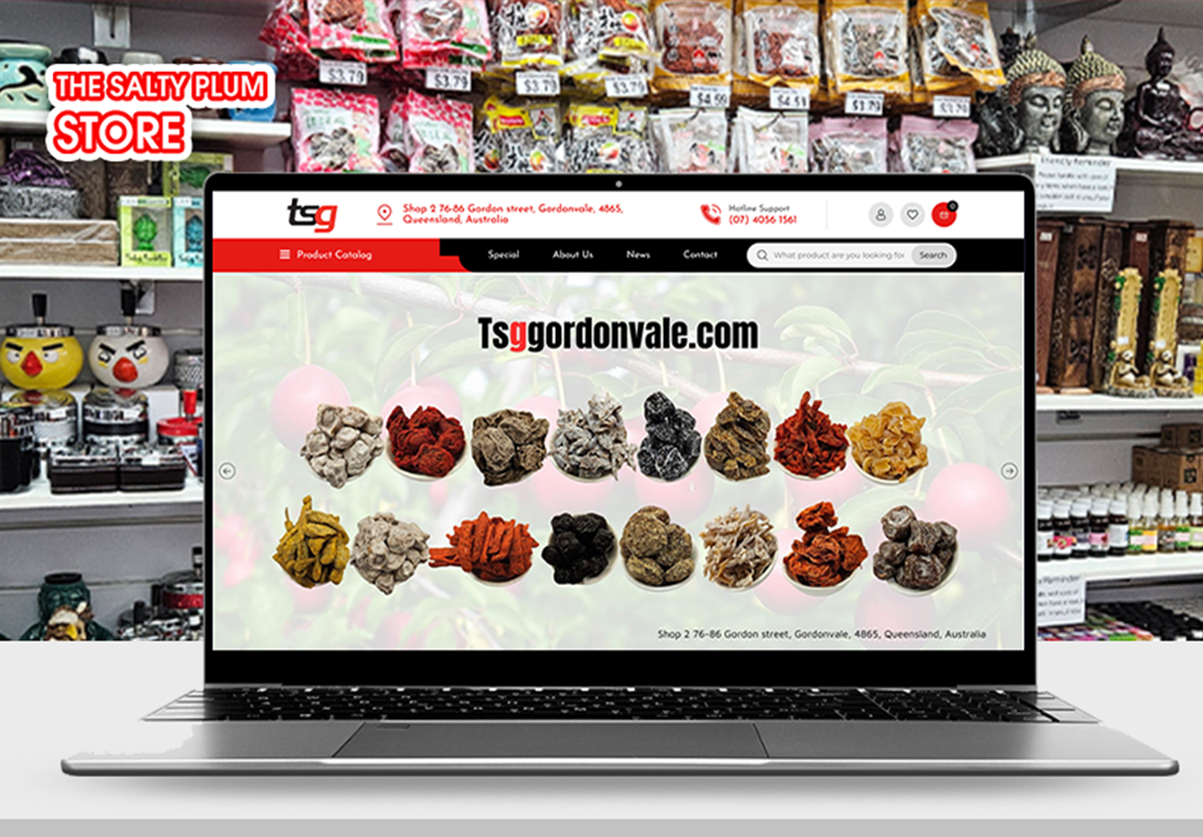 Online via The Salty Plum Store website