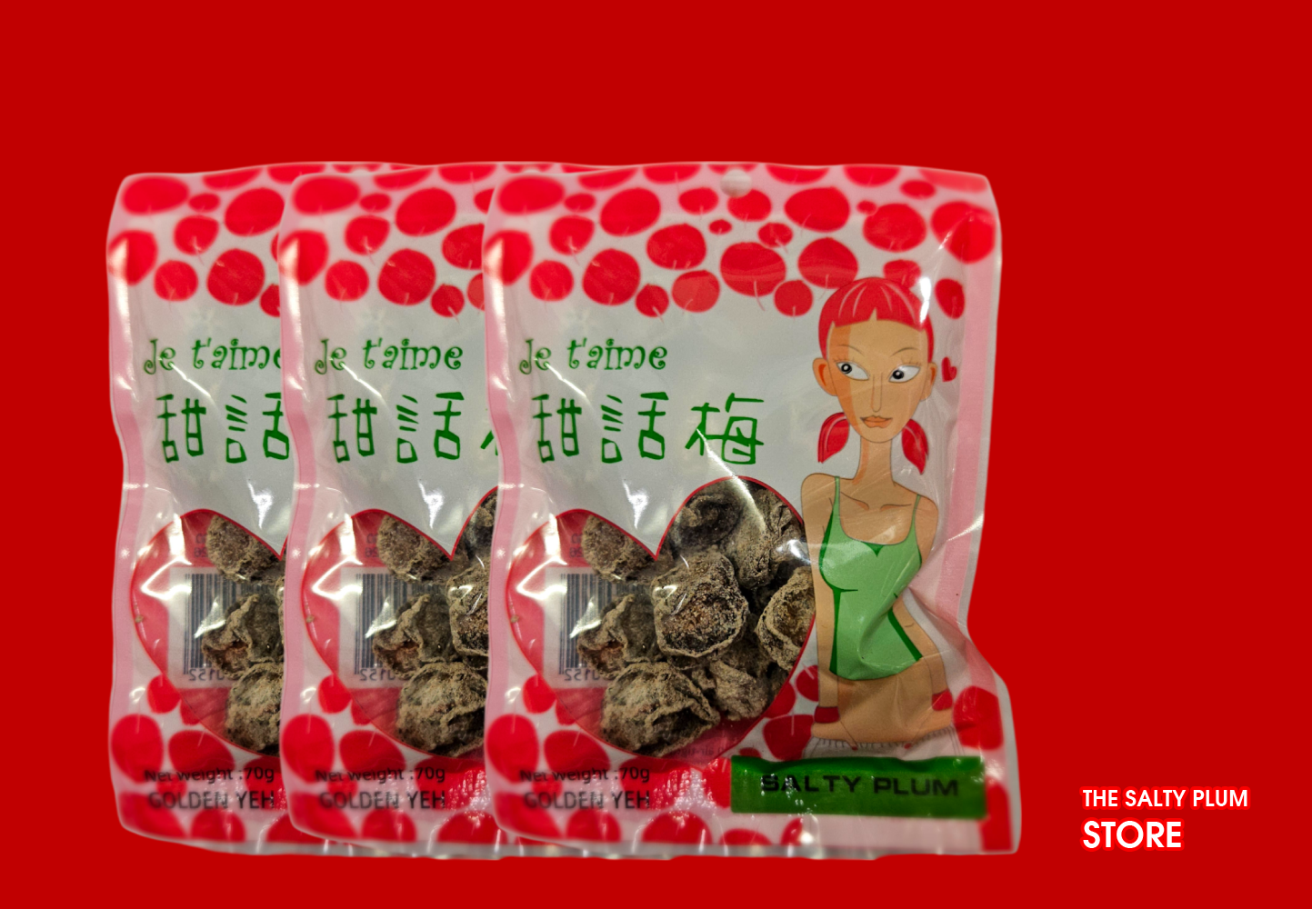 Pink Lady Salty Plums