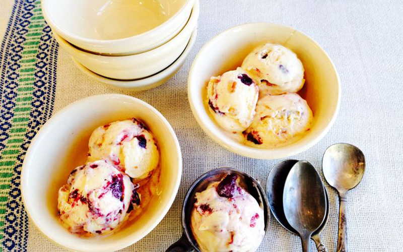Salted Plum Ice Cream