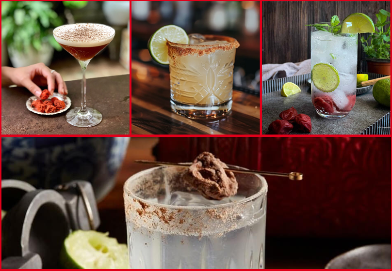 salty plum cocktails