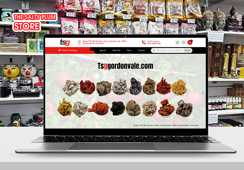 Shop on The Salty Plum Store Website