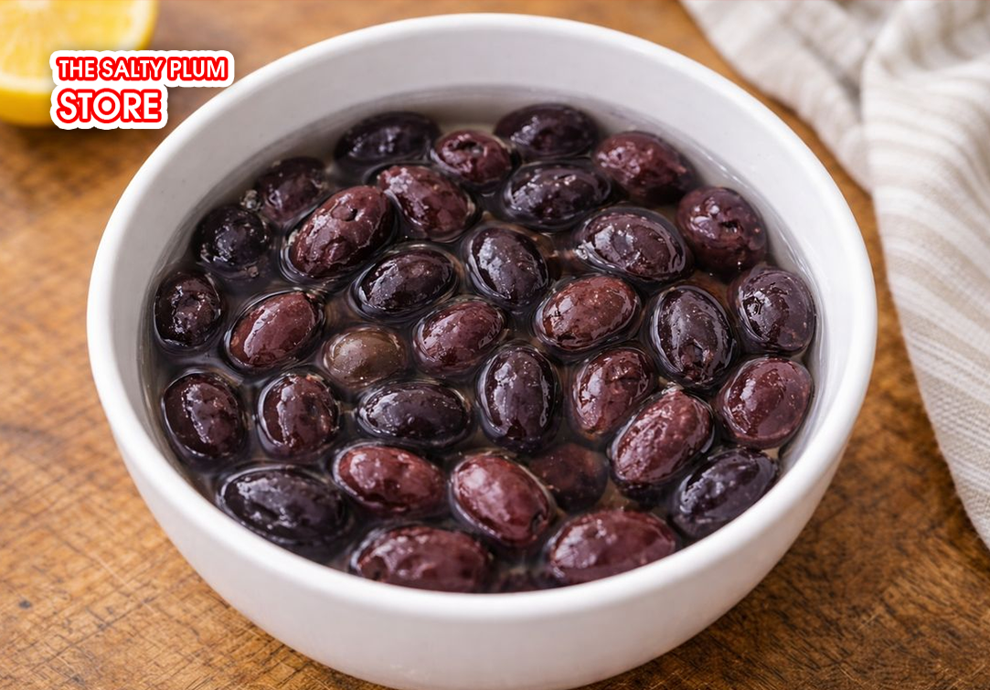 Soften the dried olives