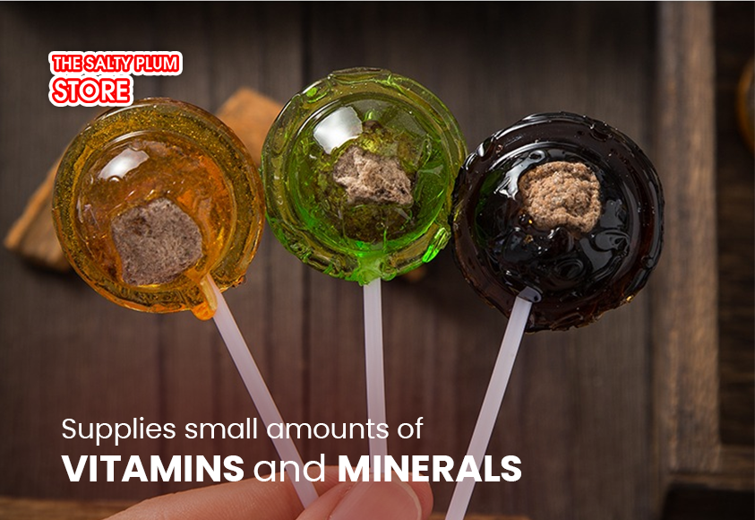 Supplies small amounts of vitamins and minerals