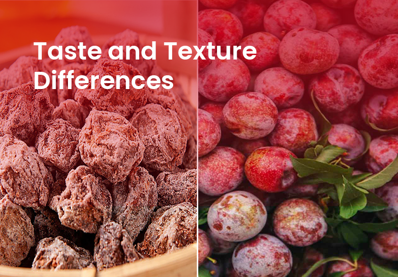 Sự khác biệt về hương vị và kết cấu