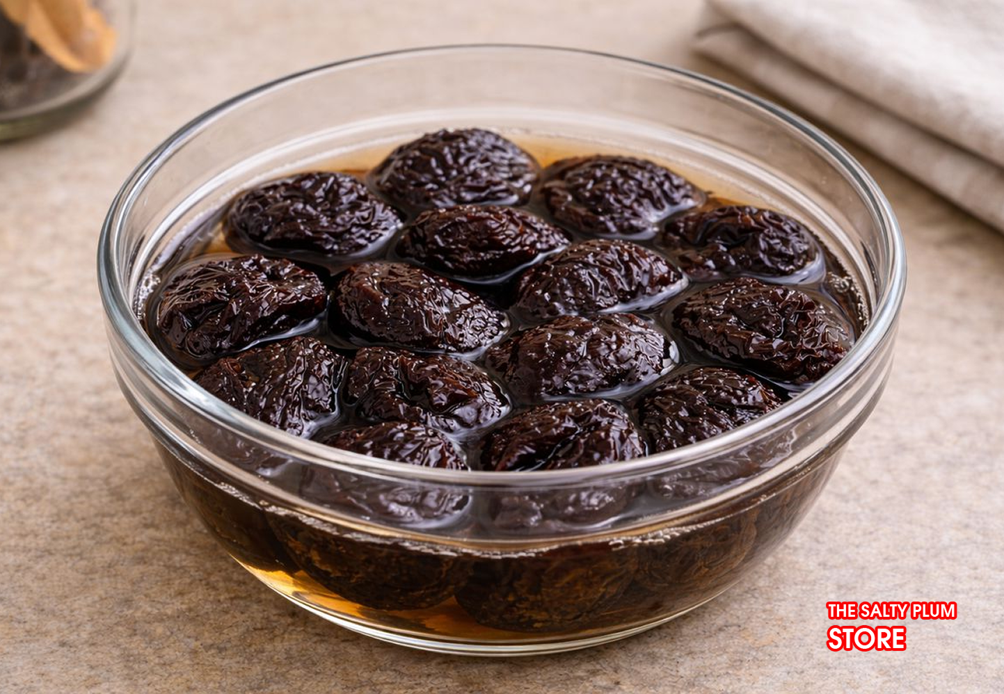 Use fully softened dried prunes