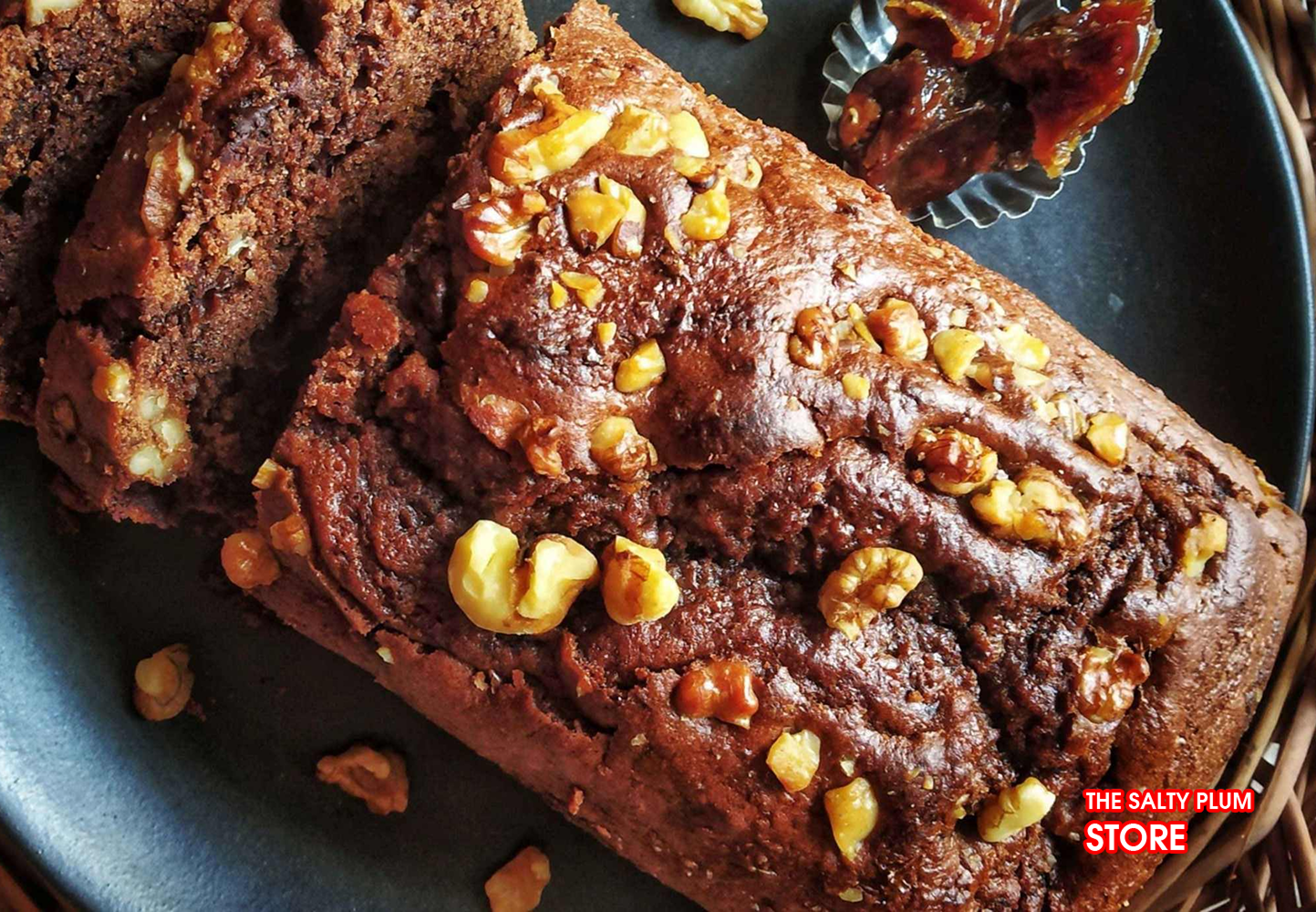 Walnut Prune Loaf Cake