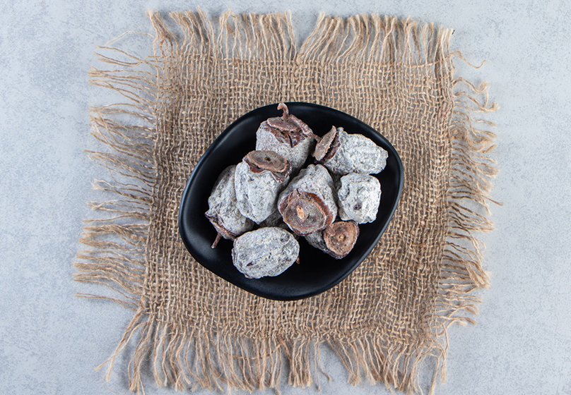 What do salty plums taste like?