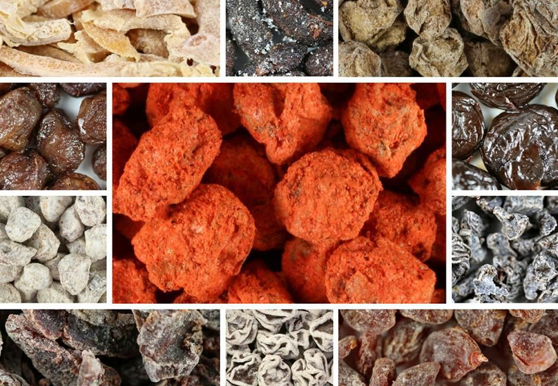 What is red salty plums