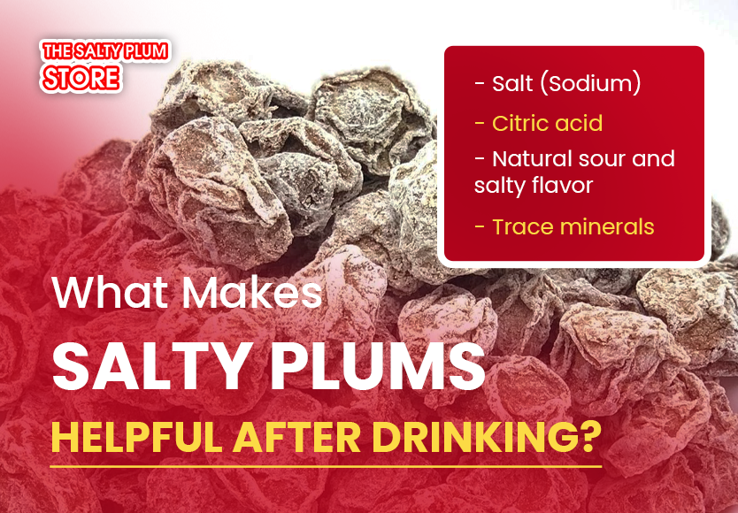 What Makes Salty Plums Helpful After Drinking