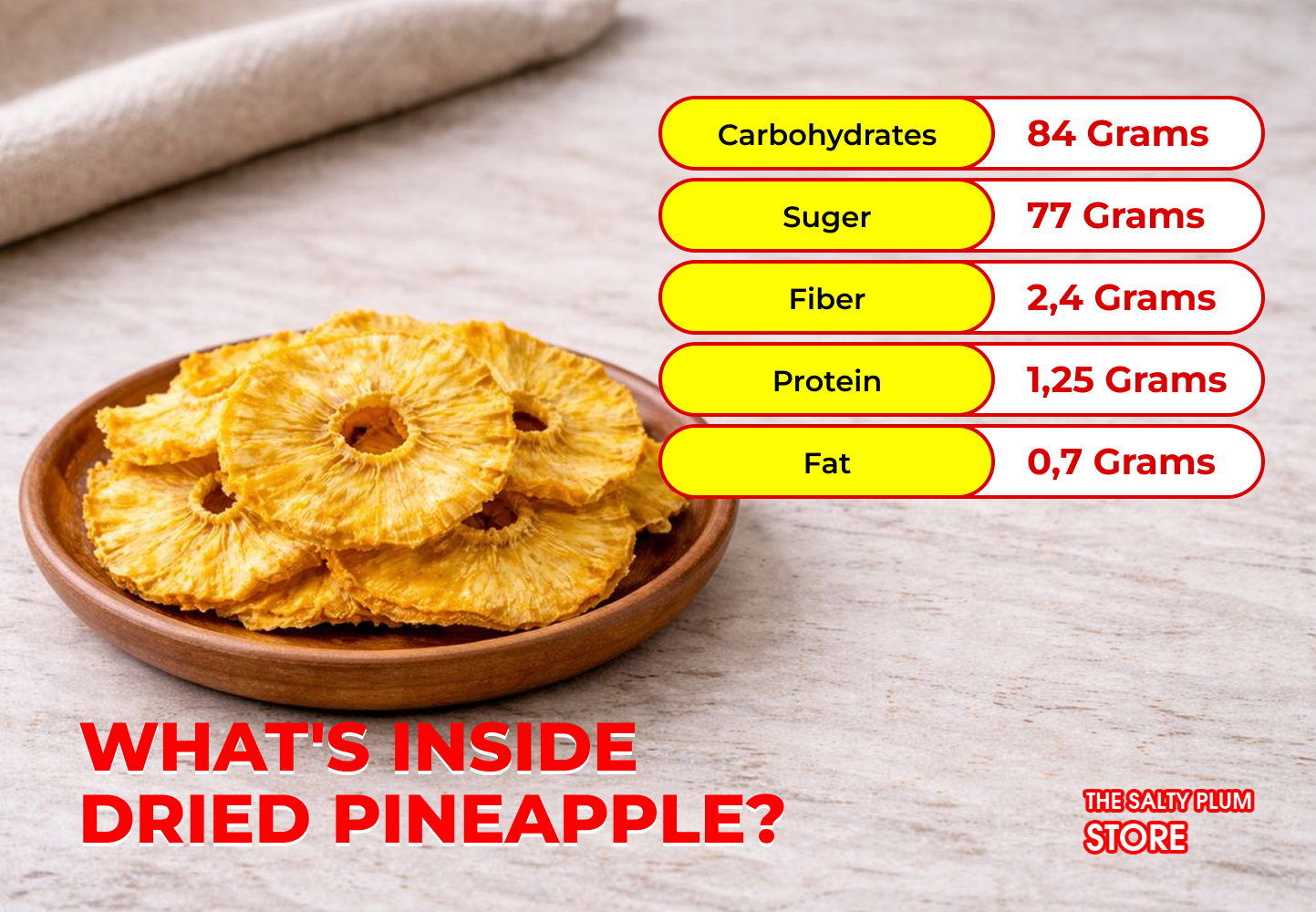 What's Inside Dried Pineapple