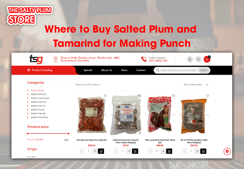 Where to Buy Salted Plum and Tamarind for Making Punch