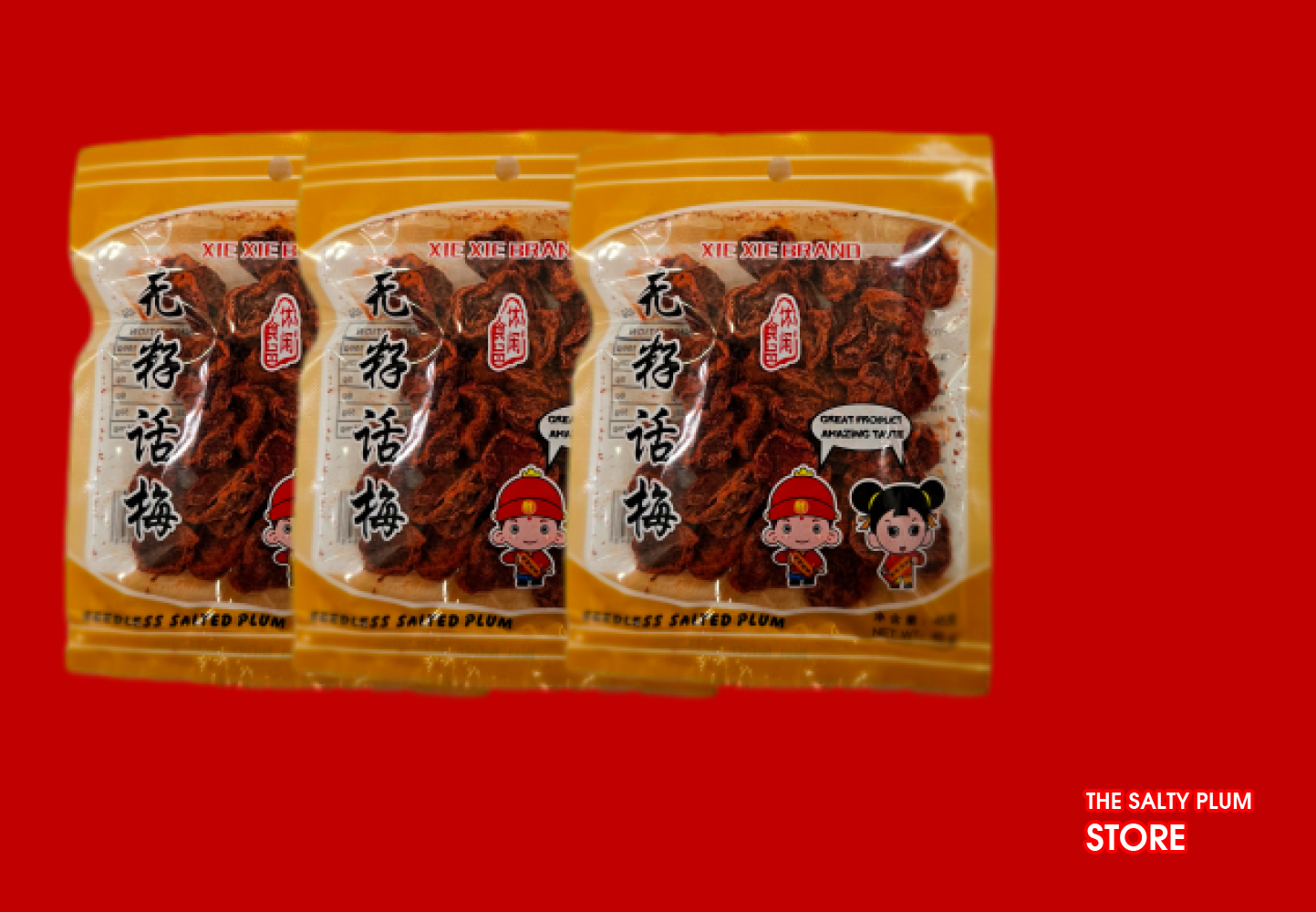 Xie Xie Red Seedless Salty Plum