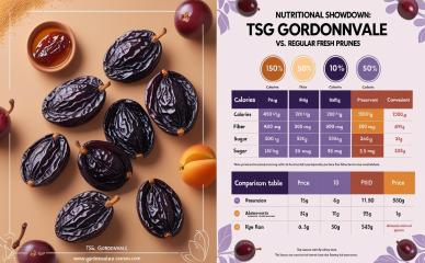 Nutritional Showdown: TSG Gordonvale Dried Prunes vs. Regular Fresh Prunes