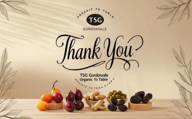A NOTE OF THANKS FROM TSG GORDONVALE